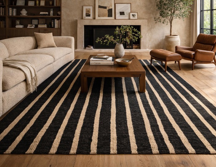 designer jute rug